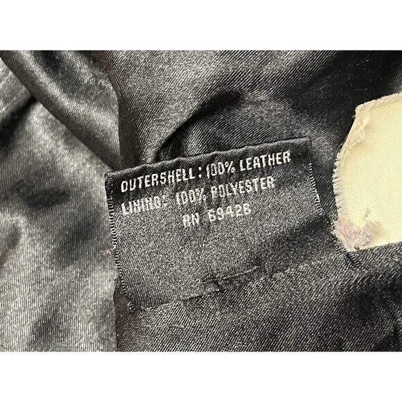 Wilsons Leather Jacket Womens Small Black Button Front Blazer Coat Classic Style - Picture 8 of 10